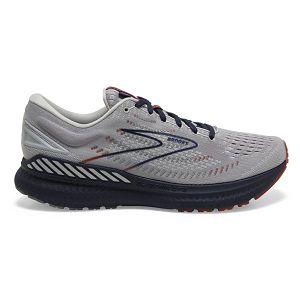 Brooks Glycerin GTS 19 Mens Road Running Shoes Grey/Navy/Brown | USA-WLA065341